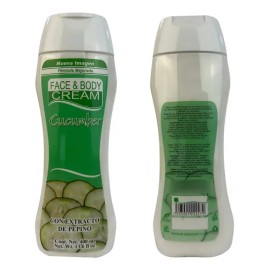 Crema Corporal Pepino Face & Body Hidratante Bellapiel 400ml