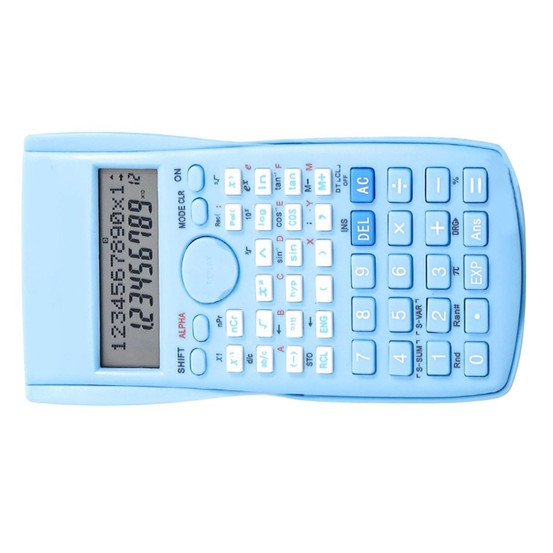 Efficient 12-bit Science Calculator, 240 Functions, Math Calculator with LED