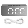 Household Desktop Multifunctional LED Electronic Digital Alarm Clock Makeup Mirror