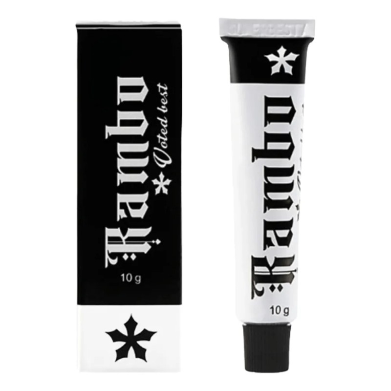 Crema Anestésica Rambo 75% Para Tatuajes Microblading Vegana 10g