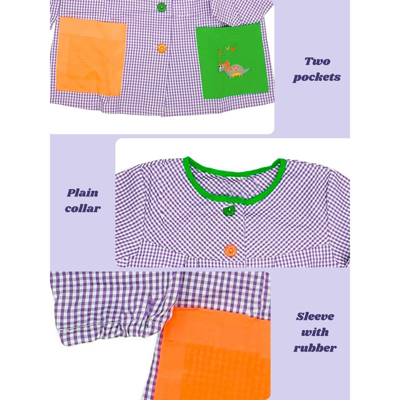 MAGIC SELECT Childrens School Apron Handmade Apron for School or