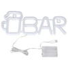 LED Neon Sign BAR Shape Design USB Or Battery Powered
