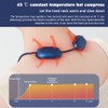 Mini Neck Massager Portable Cervical Spine Massage Device Pulse Hot
