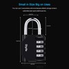 Combination Padlock, [3 Pack] Diyife 4 Digit Lock Combination, Padlock