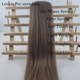 Flax Brown Braiding Hair Pre stetched Braiding Hair Braid in Hair Extensions