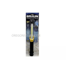 braun New Braun 500 Lumens Rechargeable Led Shop work Light Drop Magnetic Base Lumen