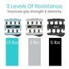 🖐️💪 Pack de 3 Ejercitadores para Dedos Vive Health: Fuerza,