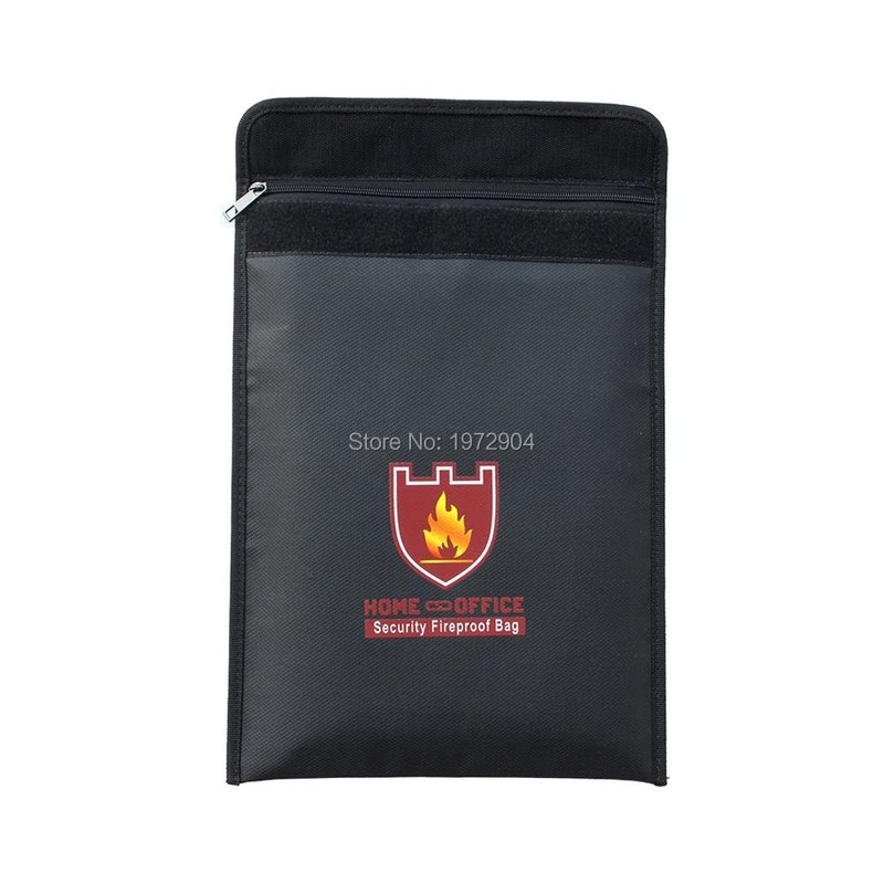Tiardey Fireproof Money & Document Bag,15" x 11" Fire &