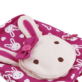 Vicloon Cute Rabbit Animals Child Shoulders Bag Kids Book Backpack Baby Girls School Bag Rose