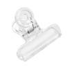 4Pcs Plastic Clear Clips Clamps, Chip Bag Clips Bulldog Clips