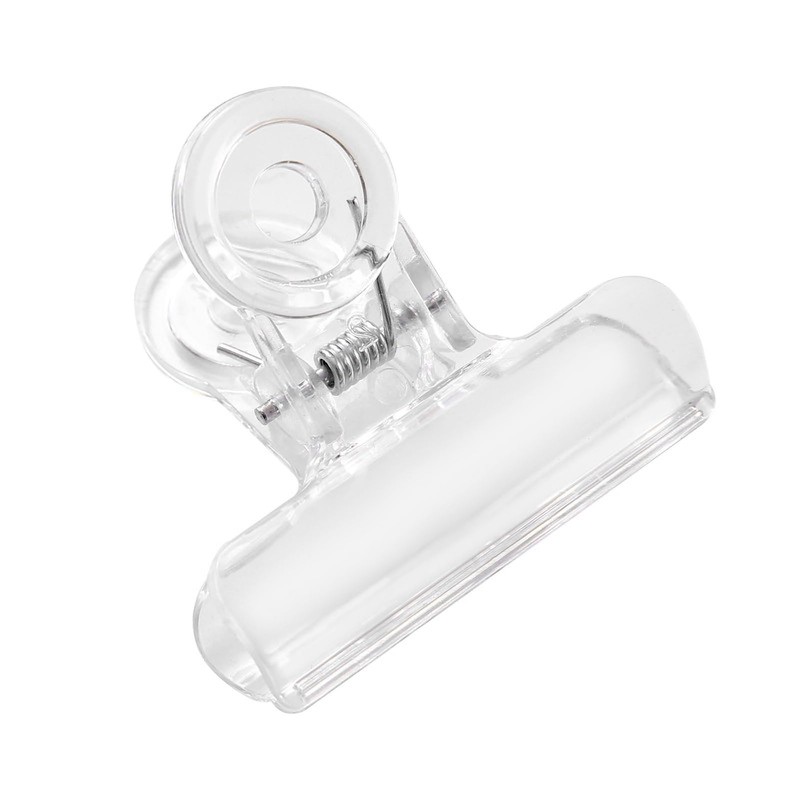 4Pcs Plastic Clear Clips Clamps, Chip Bag Clips Bulldog Clips