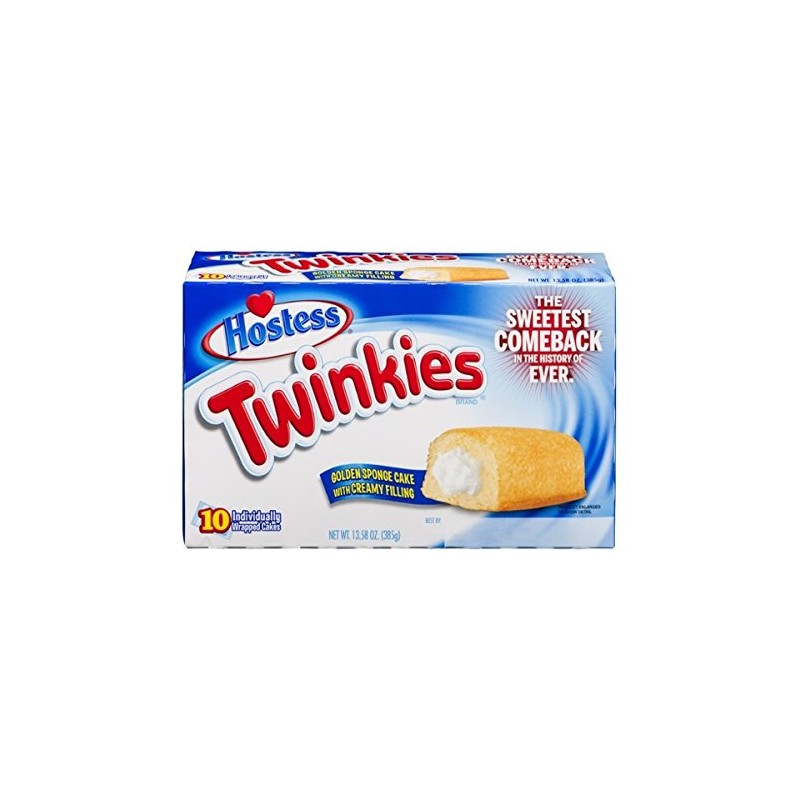 Hostess Twinkies 10 ct Sponge Cake with Creamy Filling 13.5