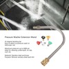 Pressure Washer Extension Wand Stainless Steel Brass 4000psi 1/4 Inch