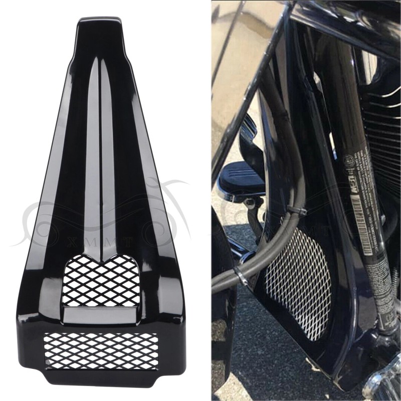 Unbranded Gloss Black Chin Spoiler Scoop For Harley Electra Street