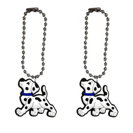 Dalmatian Dog Badge Reel ID Holder Accent Chain Badge Clip Yazzle Dazzle Set of 2 Nurse Doctor