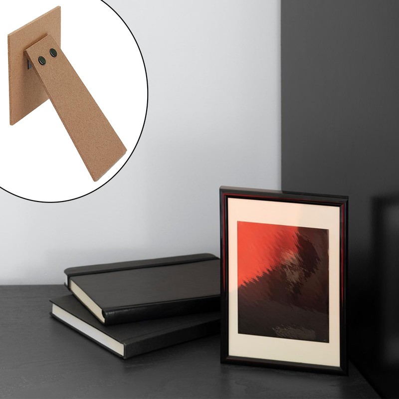 NICENEEDED 2 PCS 4.13 Inch Easel Back Picture Frame, Photo