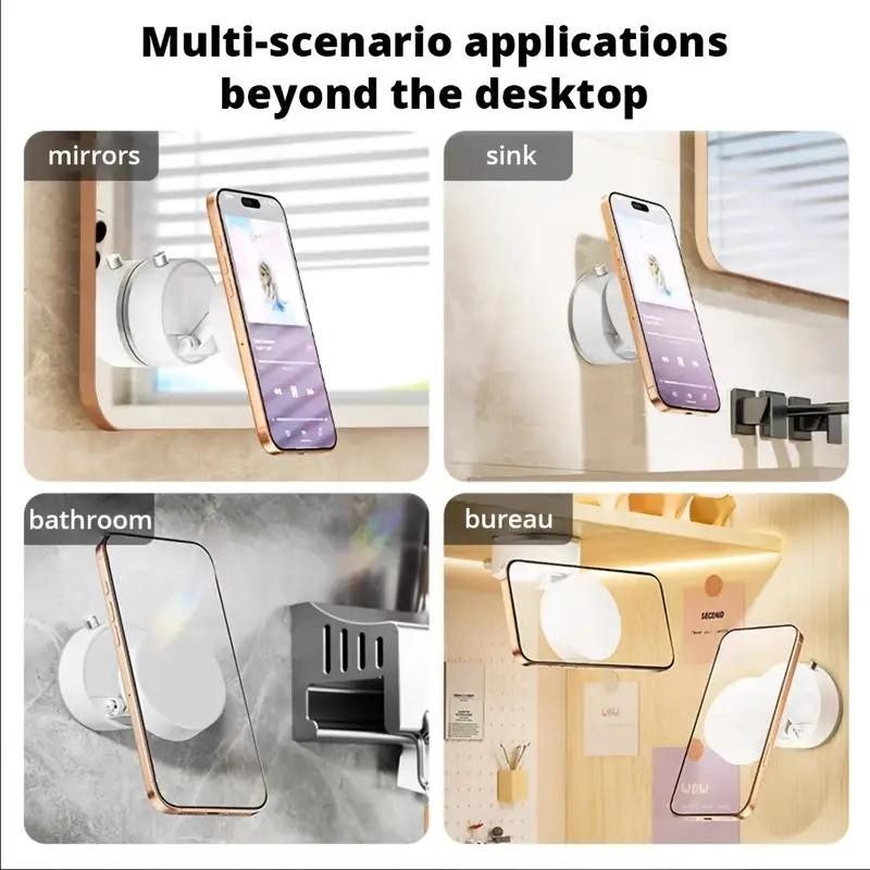 High-end 2025 new car magnetic fixed phone stand suction cup