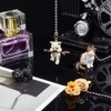 DELORIGIN 4pcs Cat Ceiling Fan Pull Chain 4 Styles Cute