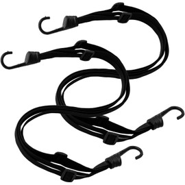 Rubber Bands with Hooks (Set of 2) Cargo Fixing Band, Bicycle, Bike, 35.4 inches (90 cm)