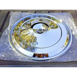 Jurassic Classic Auto Parts Pontiac 1968-72 17" Chrome Air Cleaner Breather Lid Quadrajet Carburetor TransAm
