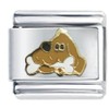 Quiges - 9 mm Italian Style Charm Module Stainless Steel