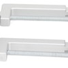 2Pcs Woodworking Fence Clamp Aluminum Alloy Multifunctional Woodworking Fence Fixing