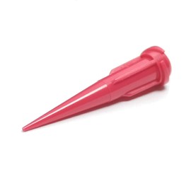 𝟮𝟱 𝗚𝗮𝘂𝗴𝗲 1.24 Inch Blunt Plastic Tapered Tip Dispensing Fill Needle,Precision Filling (Red,20 Pcs)