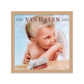 Oak 12-Inch Vinyl Record Picture Frame for LP Album Covers – Wall & Tabletop Display for 12” Vinyl Sleeves | Album Art Holder