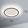 Modern LED Ceiling Light With Motion Sensor, Movement Sensor Ceiling