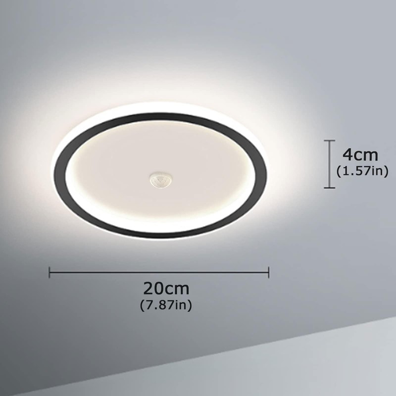Modern LED Ceiling Light With Motion Sensor, Movement Sensor Ceiling