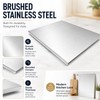 KANT Stainless Steel Workstation Cutting Board, Food Grade Large Metal