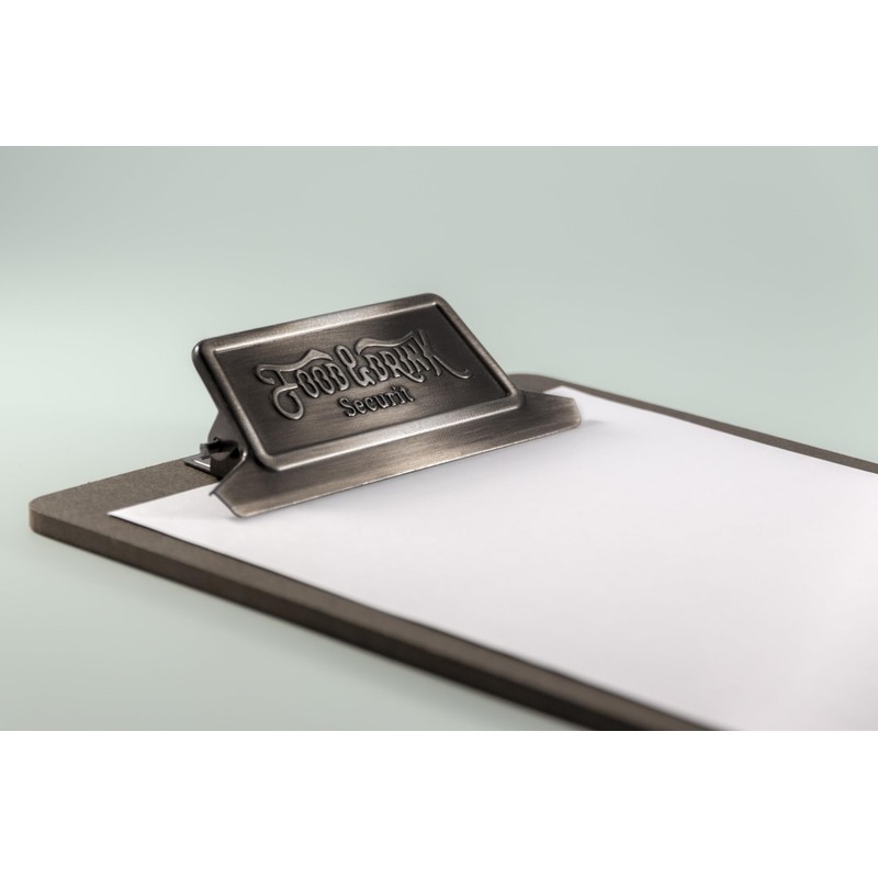 Menu Holder Vintage Metal A4 with Clip