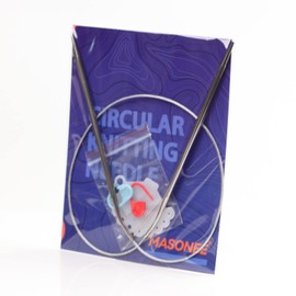 Stainless Steel Circular Knitting Needles Size 6 24inch Length Sweater Circular Needle for Handmade Projects DIY Knitting Size 6 (4mm)