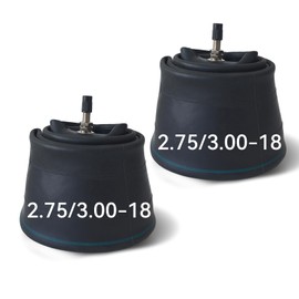 2.75/3.00-18 (80/100-18) Inner Tubes 80/90-18 80/100-18 90/90-18 Motorcycle Dirt Bikes Tube with TR4 Straight Valve Stem - 2 Pack