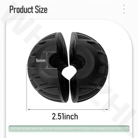 16mm Hole Ball Stopper for 3/8" ID Spring Driven Air Hose Reel - Prevents Tangling and Damage, Adjustable Hose Bumper, Fits Auto Rewind Retractable Hose Reel Need ​to Screw Tightl