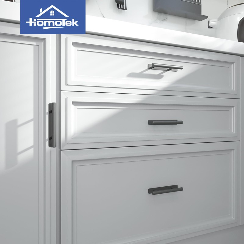 HOMOTEK 2 Pack Self-Adhesive Sliding Closet Door Handles Instant Self-Stick