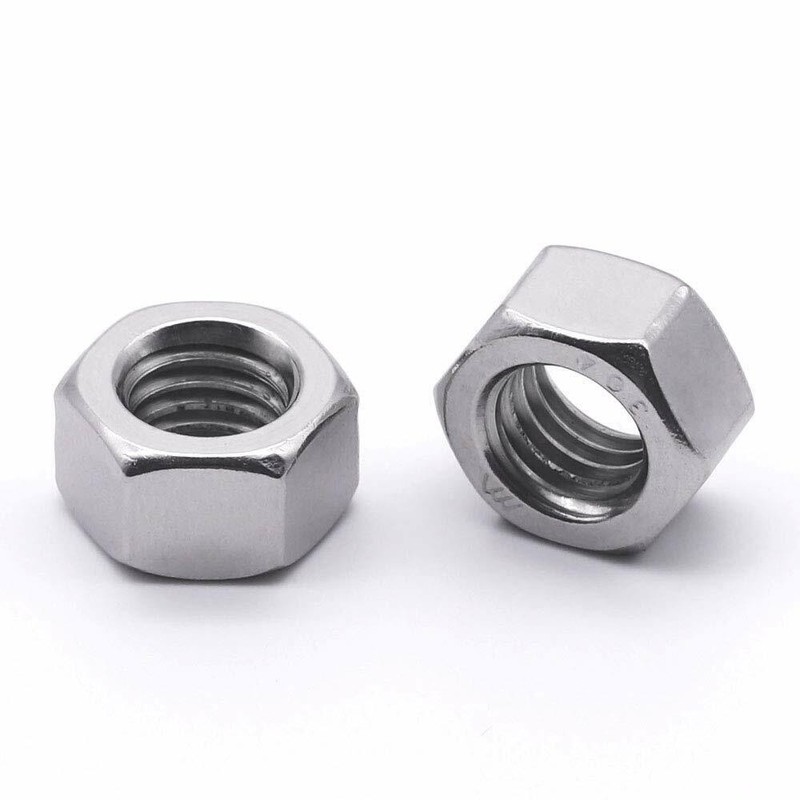 sashow 304 Stainless Steel Finished Hex Nut 5/16"-18 Hexagon Nut