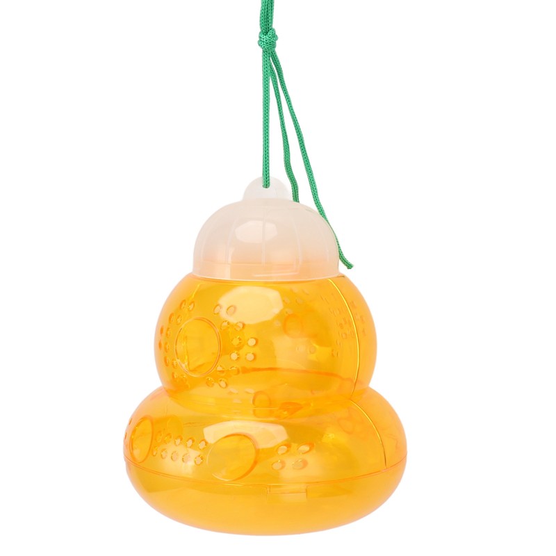 Bee Traps Waterproof Plastic Wasp Catcher 6 Entrances Yellow Jacket