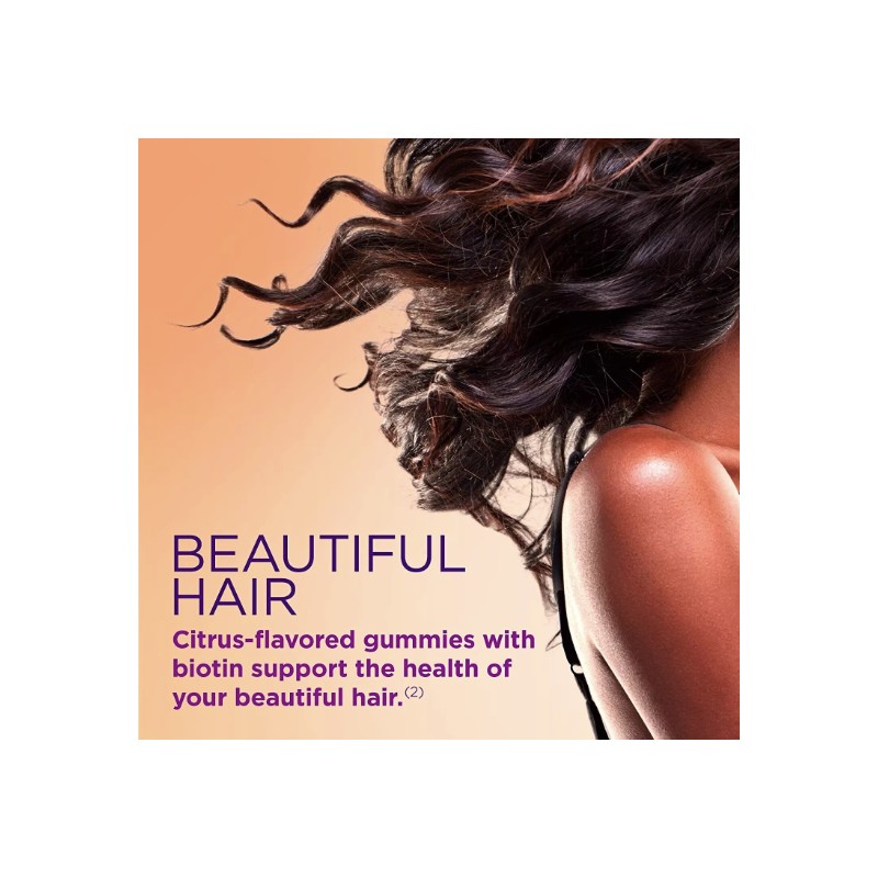 3 Pack Hair Skin Nails 240 Gummies (3x80) 2500 mcg