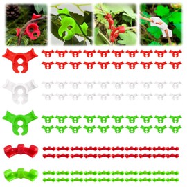 agctrler Pack of 120 Plant Benders, LST Clips, Low Stress Plant Clips for Bending, 90 Degree Training Clips for Low Load Plant Growth Bender (2 Sizes)