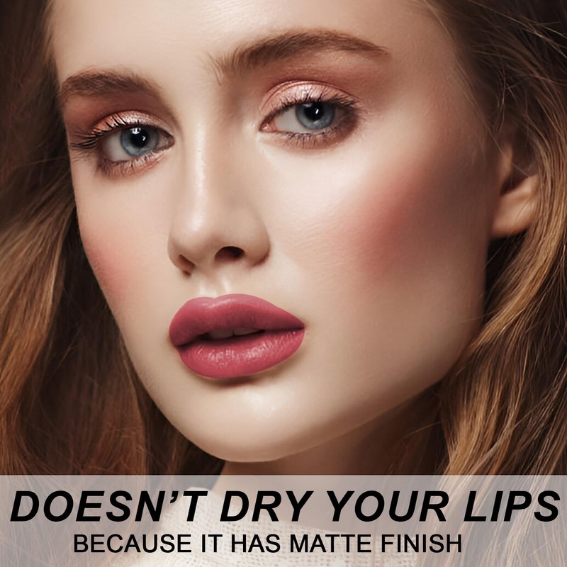 DISURI Beauty Matte Bullet Long Wear Lipstick - Vegan and