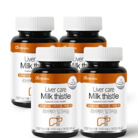 Milk Thistle Benefits Silymarin Liver Care 4 Pieces / 밀크씨슬 효능 실리마린 리버케어 4개