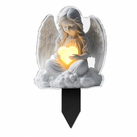 Memorial Garden Ornaments, Angel Garden Ornaments, Angel Ornament for Garden