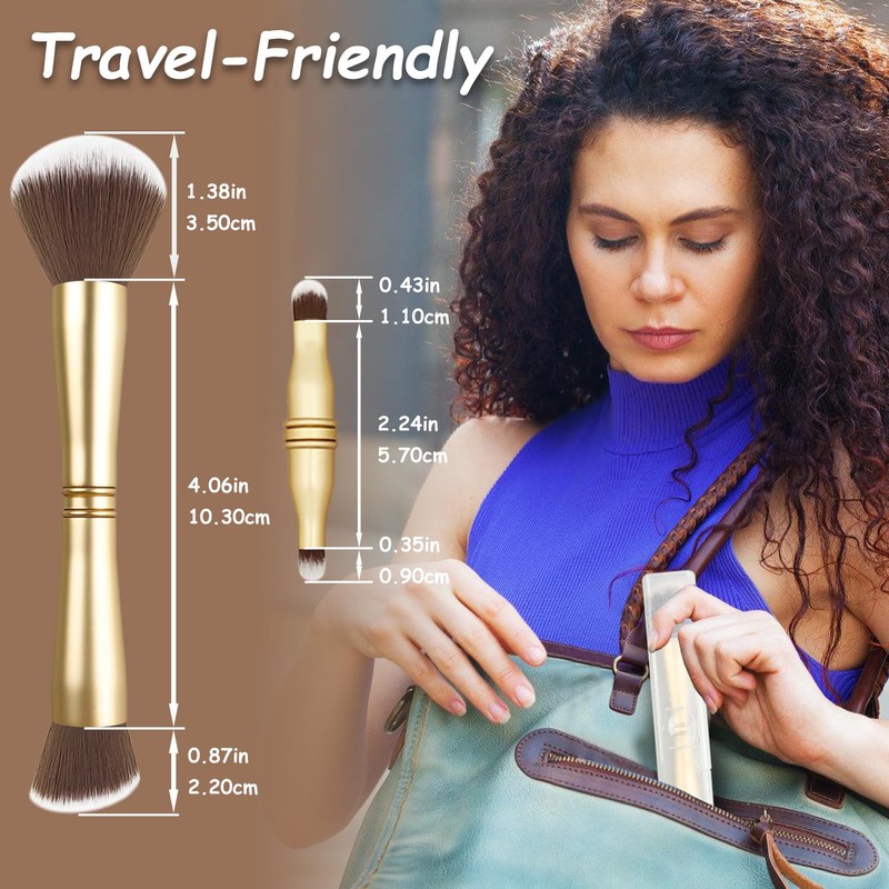 Grehge akeup Brush, Travel Makeup Brush Set, All in One