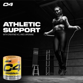 Cellucor Cellucor C4 Original Pre Workout Powder - Sugar Free Preworkout Energy for Men & Women - 150mg Caffeine, Beta Alanine, Creatine - Orange Popsicle, 60 Servings