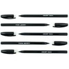 Eziglide Ballpoint Black Pen, Pack of 10 Ballpoint Pens, Smooth