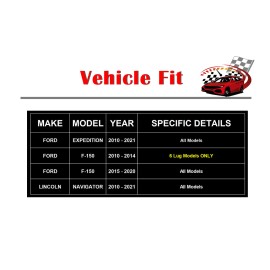 Autopartspconline Front Drill Brake Rotors Brake Pads for Ford F-150 Rotor Pad Discs Brakes Kit