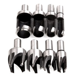 8 Pieces HSS Wood Plug Cutter Set, ASelected Tenon Cutter Drill Bits for Wood Set Trend Metric 6mm 10mm 13mm 16mm