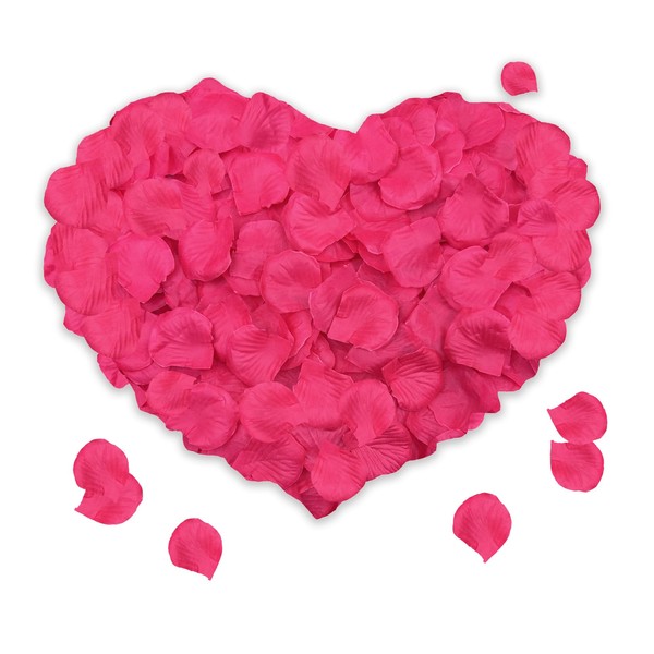 SHINTAYL 1200PCS Rose Petals for Bedroom - Fake Roses Dark