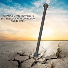 SPYMINNPOO 2 Pieces RC Rear Wheel Drive Shaft, Metal Steel Rear CVD Drive Shaft Dogbone Joint Upgrade Replacement Parts Accessories Compatible with ZD Racing 1/7 DBX-07 RC Car